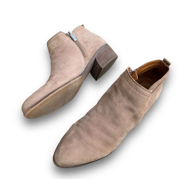 Franco Sarto Laslo Tan Ankle Booties Shoes Leather Women’s size 9 - Picture 2 of 14